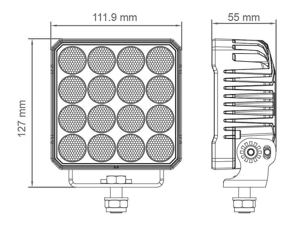BriodLights Enrich 96 W Arbetslampa | 7400 lm | IP67
