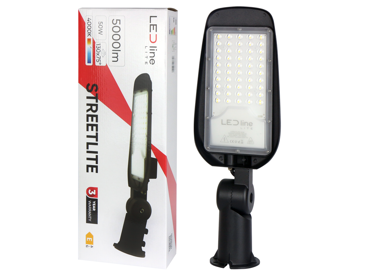 LED line LITE STREETLITE | 50-100W | 4000K | IP65 | Svart