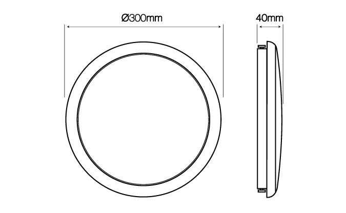 LED line LUNAR | 16W/22W | IP65 | Tillval: rörelsesensor