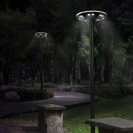 LED Parklampa med solcell & sensor VIDEX VL-GLSO-1254-S