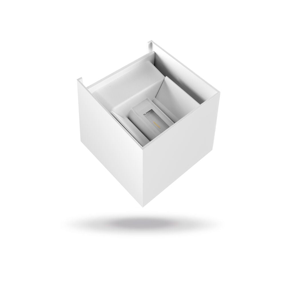 Fasad dubbelsidig armatur VIDEX-6W-ERIC-WHITE