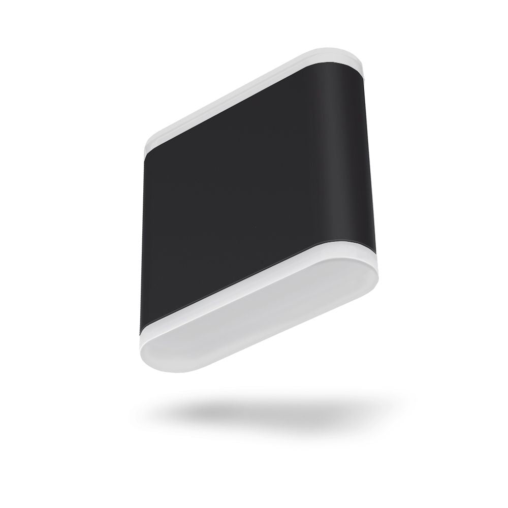 Fasad dubbelsidig armatur VIDEX-6W-EVAN-BLACK