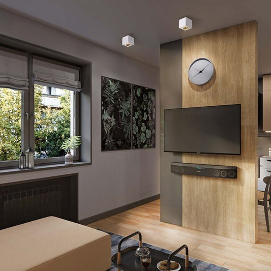 Takspotlight armatur VIDEX-GU10-OTTO-WHITE