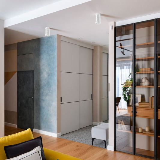 Takspotlight armatur VIDEX-GU10-TREVOR-WHITE