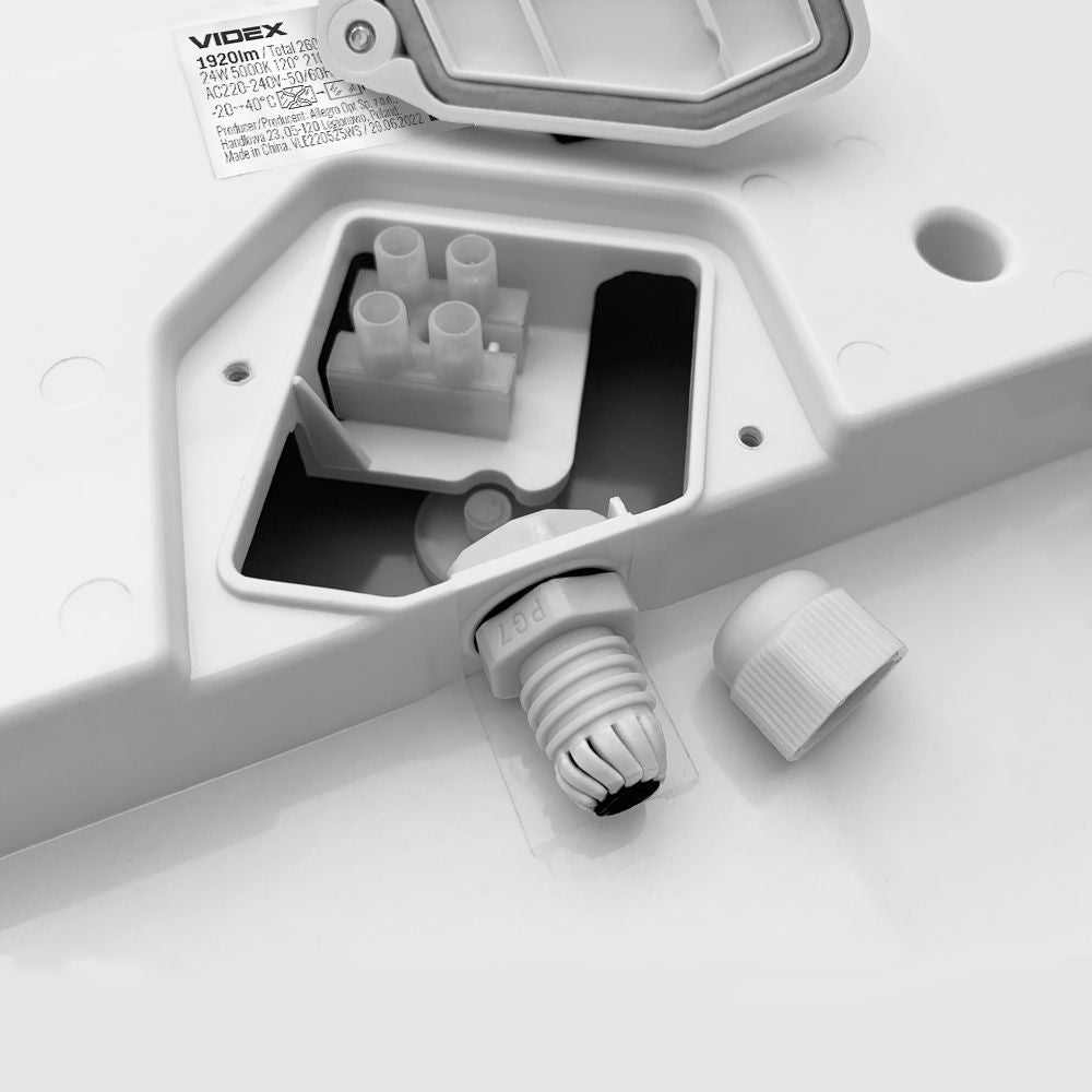 LED VIDEX-BULKHEAD-LED-VIKA-24W-NW-IP65