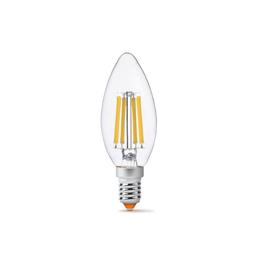 LED-lampa VIDEX-E14-C35-6W-FIL-WW