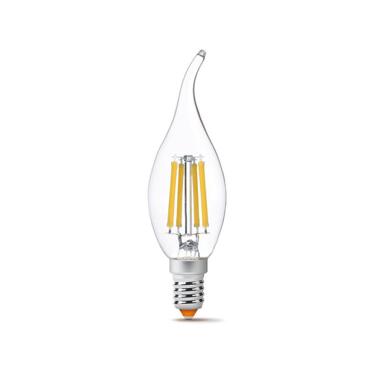 LED-lampa VIDEX-E14-C35-6W-FIL-FLAMMA-NW