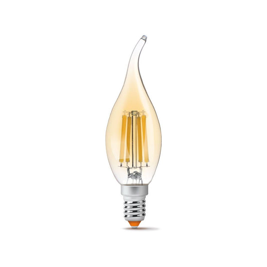 LED-lampa VIDEX-E14-C35-6W-FIL-FLAME-AMBER-WW