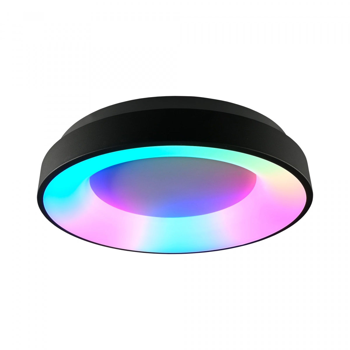 LED-DIMMBAR PENDELARMATUR MED FJÄRRKONTROLL RGB 4700 LM SVART