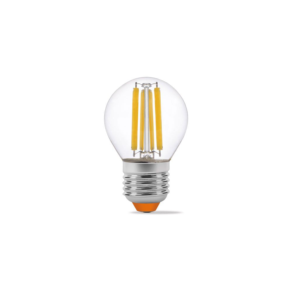 LED-lampa VIDEX-E27-G45-6W-FIL-WW