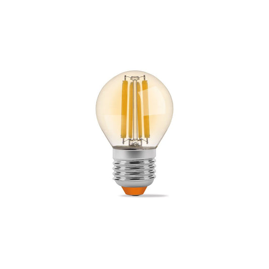 LED-lampa VIDEX-E27-G45-6W-FIL-AMBER-WW