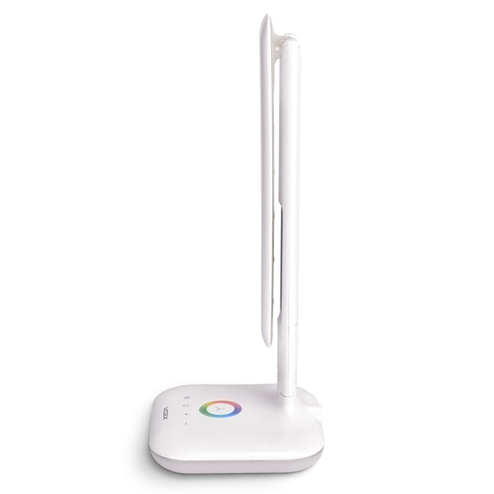LED-dimbar skrivbordslampa RGB VIDEX-BORDSLAMPA-NAIROBI-VIT