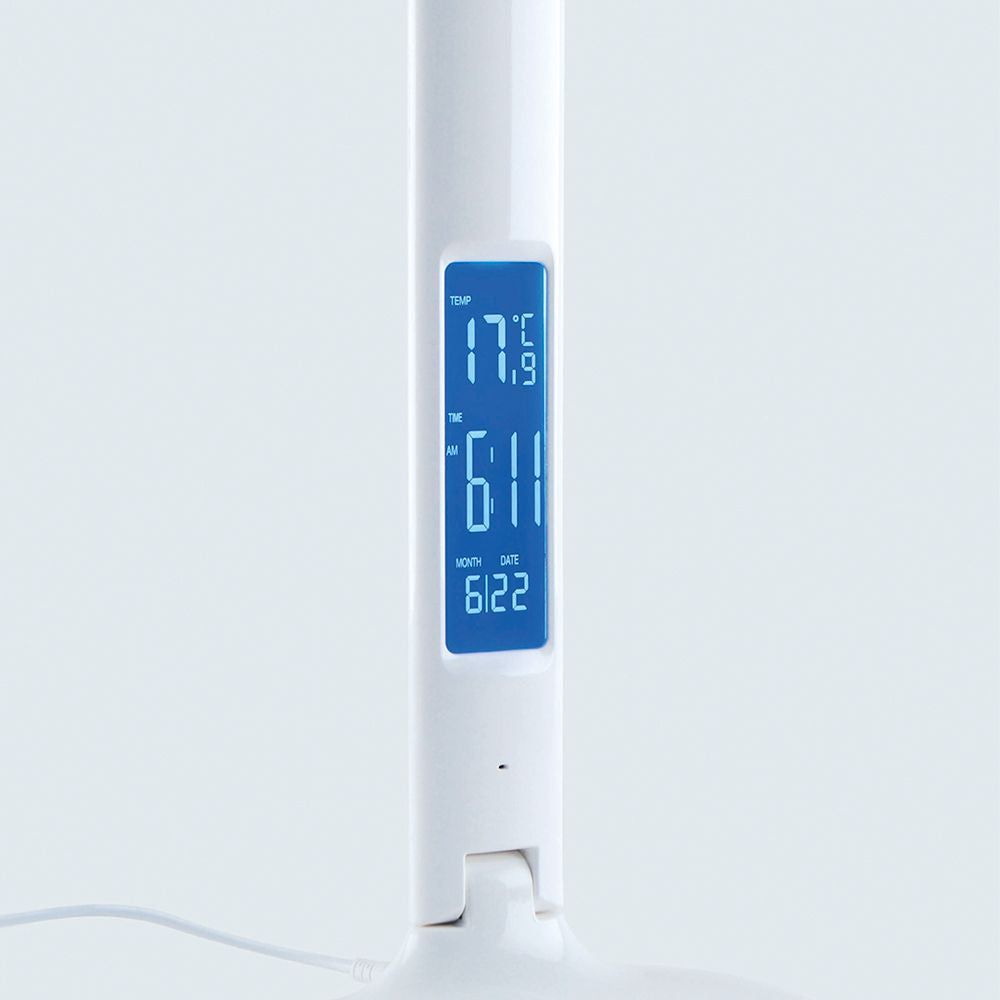 LED-dimbar skrivbordslampa VIDEX-BORDSLAMPA-RIO-VIT