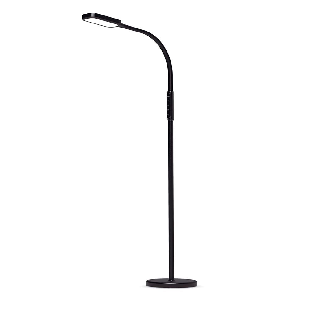 LED Dimbar golvlampa VIDEX-GOLV-LAMPA-TOKYO-SVART