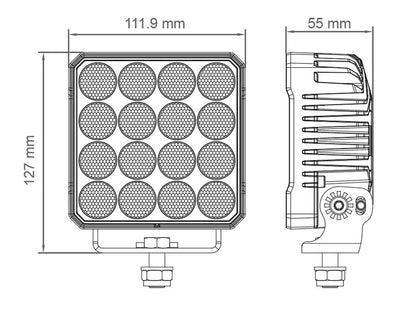 BriodLights Enrich 96 W Arbetslampa | 7400 lm | IP67