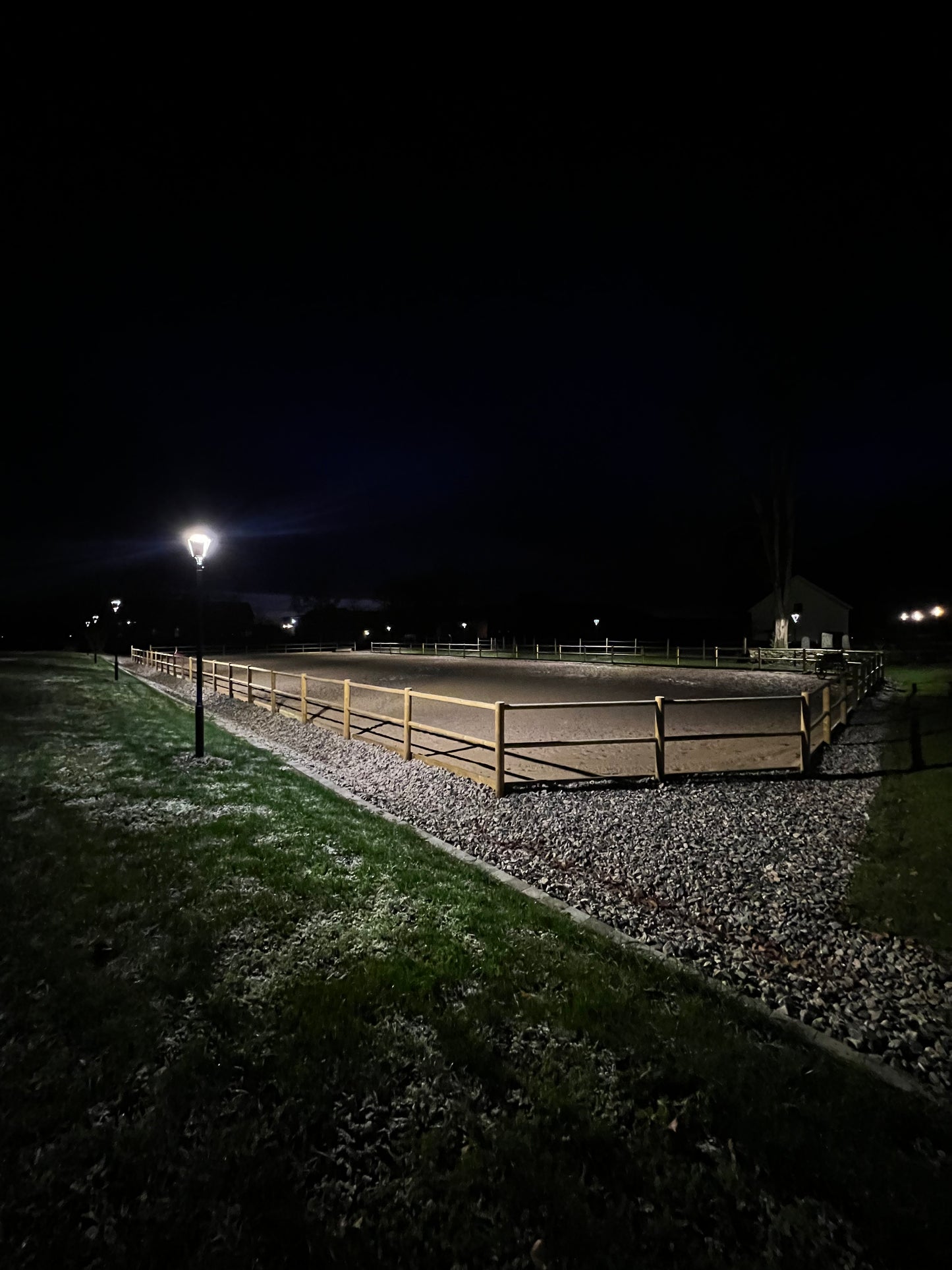 Belysningsstolpe Grå