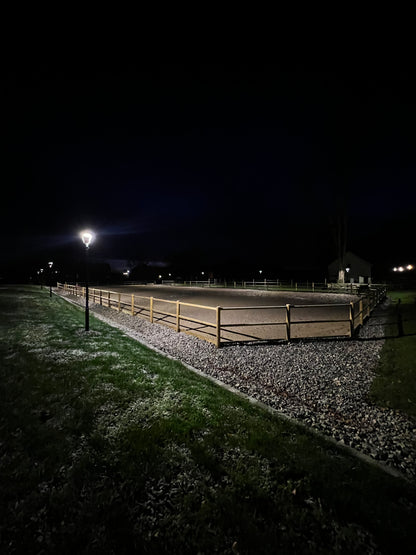 Belysningsstolpe Grå