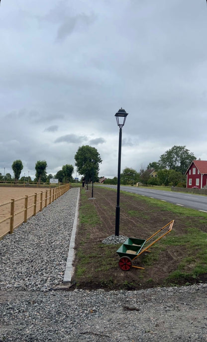 Belysningsstolpe Grå