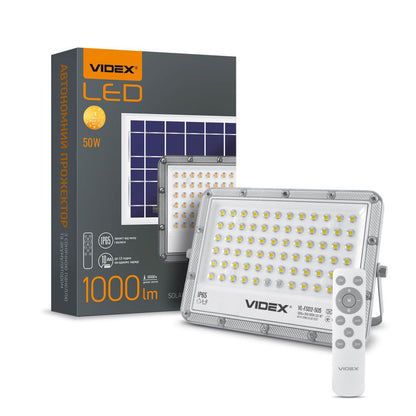 LED Solar Floodlight VIDEX VL-FSO2-505