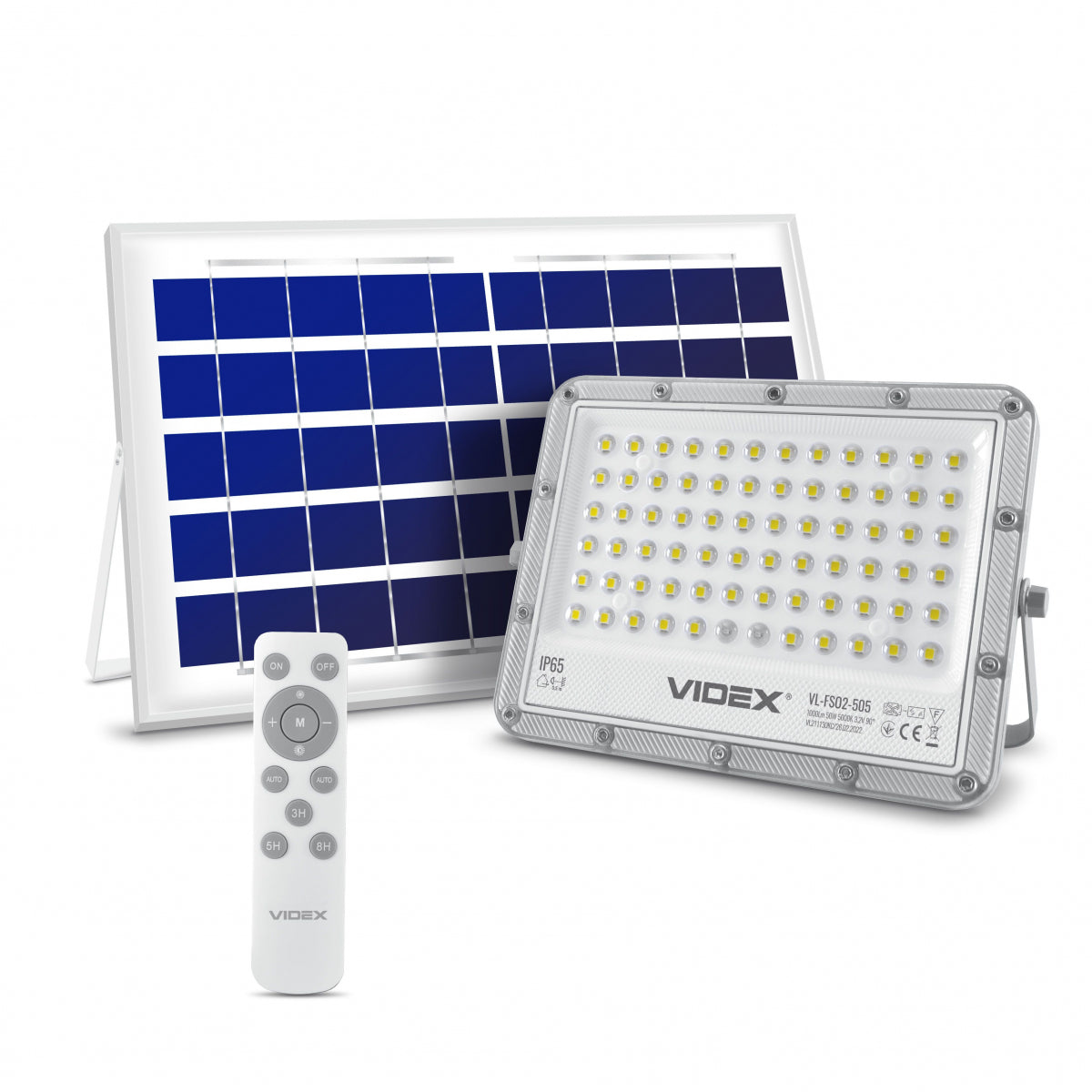 LED Solar Floodlight VIDEX VL-FSO2-505