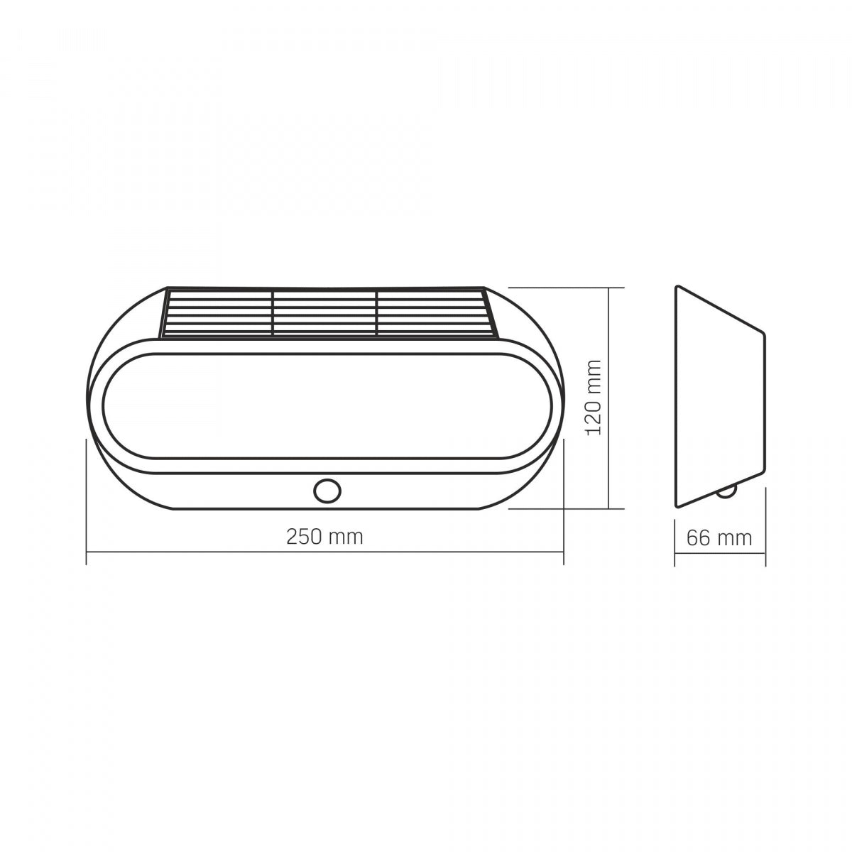 LED Solcellslampa med rörelsesensor VIDEX VL-BHSO-001-S