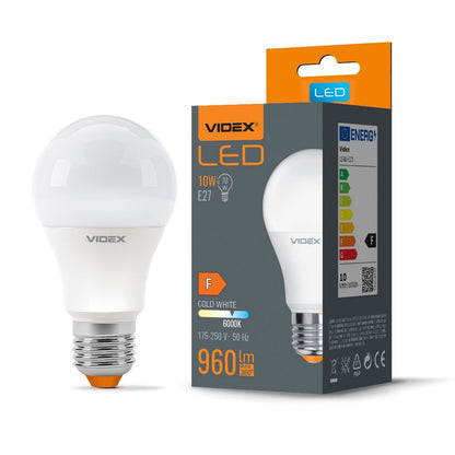 LED-lampa VIDEX-E27-A60-10W-CW