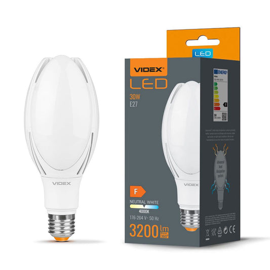LED-lampa VIDEX-E27-A96-30W-NW