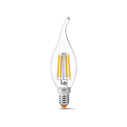 LED-lampa VIDEX-E14-C35-6W-FIL-FLAMMA-NW
