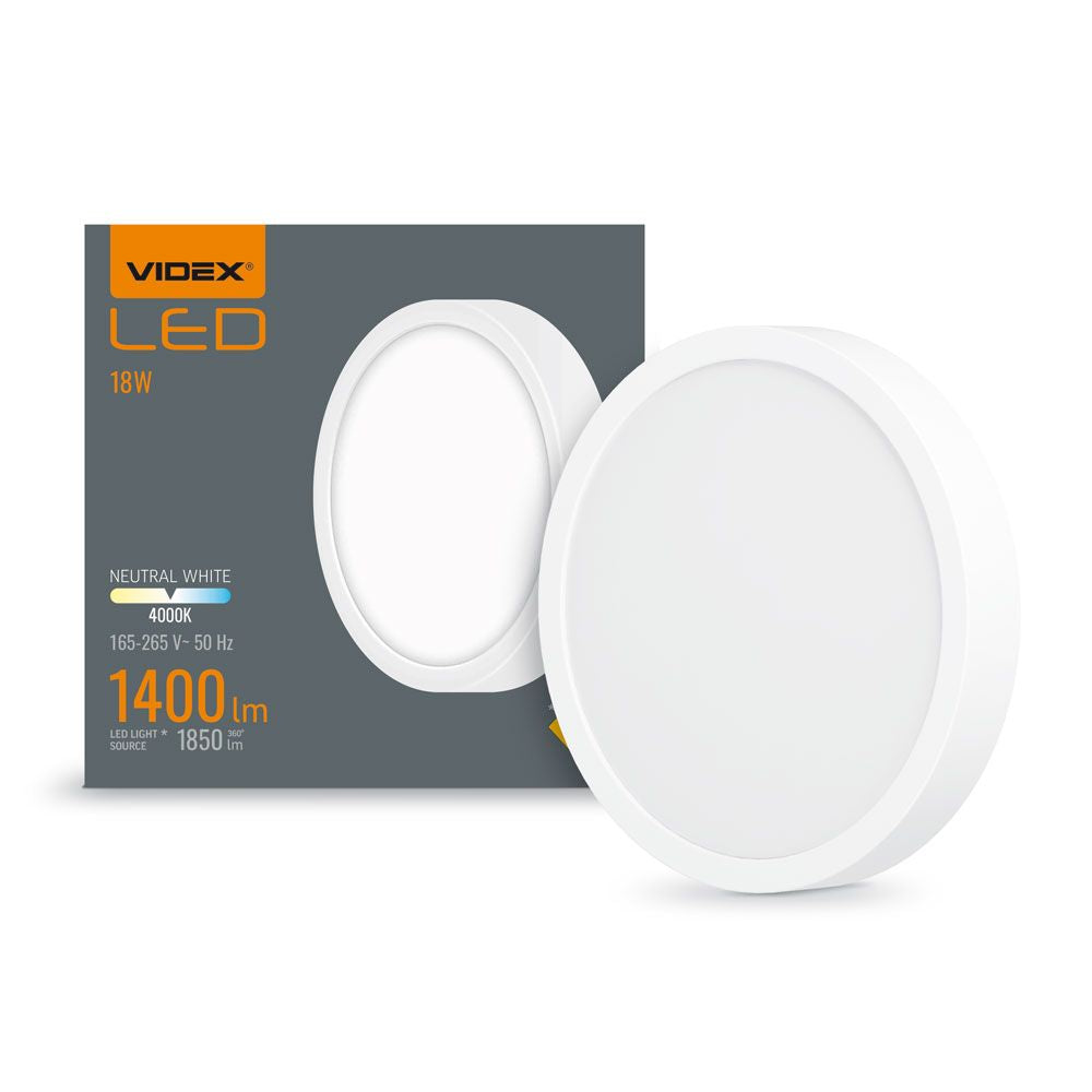 LED-downlight-armatur VIDEX-DOWNLIGHT-LED-DLRS-18W-NW