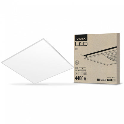 LED-infälld panel 60x60 VIDEX-PANEL-LED-40W-PB404W-NW