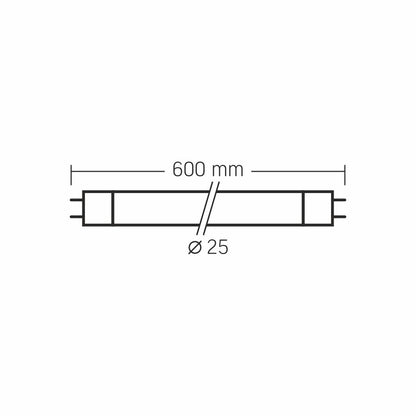 LED T8 Glasrör VIDEX-T8-LED-60-10W-NW