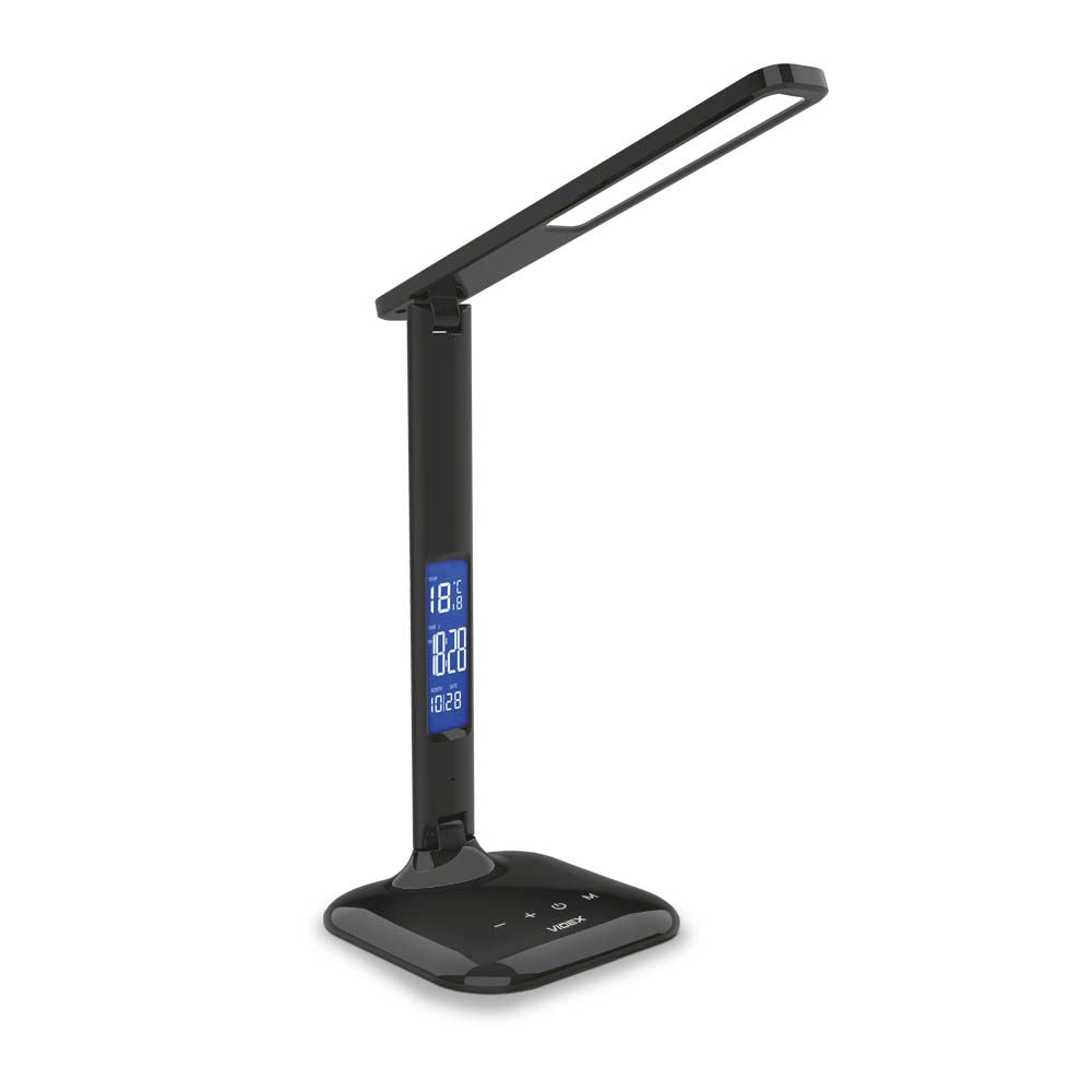 LED Dimbar skrivbordslampa VIDEX-BORDS-LAMPA-RIO-SVART