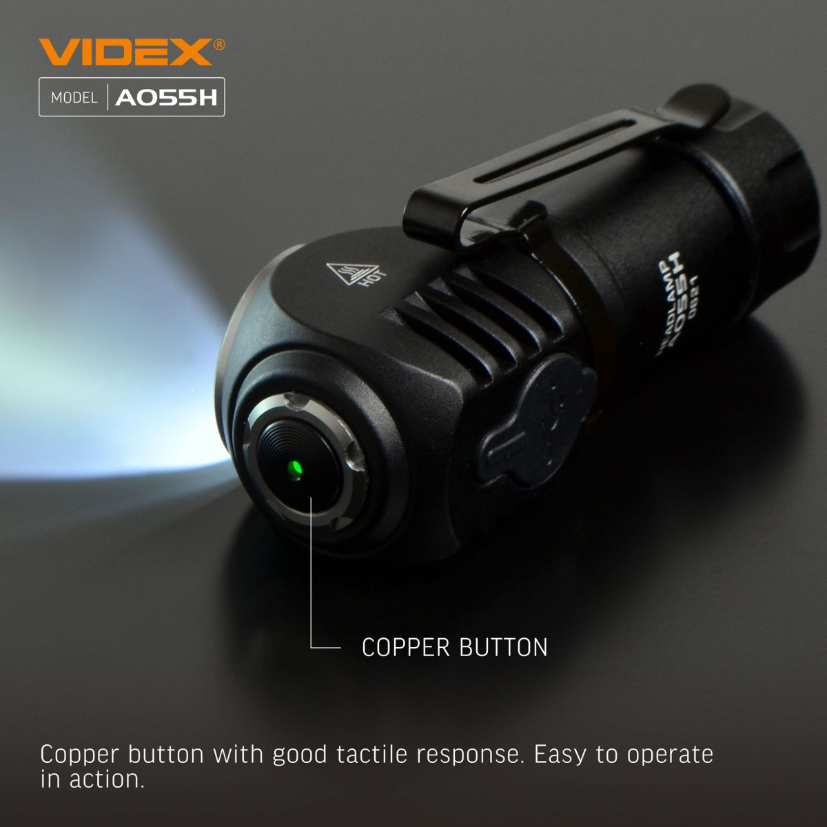 Bärbar LED-ficklampa VIDEX VLF-A055H 600Lm 5700K