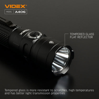 Bärbar LED-ficklampa VIDEX VLF-A406 4000Lm 6500K