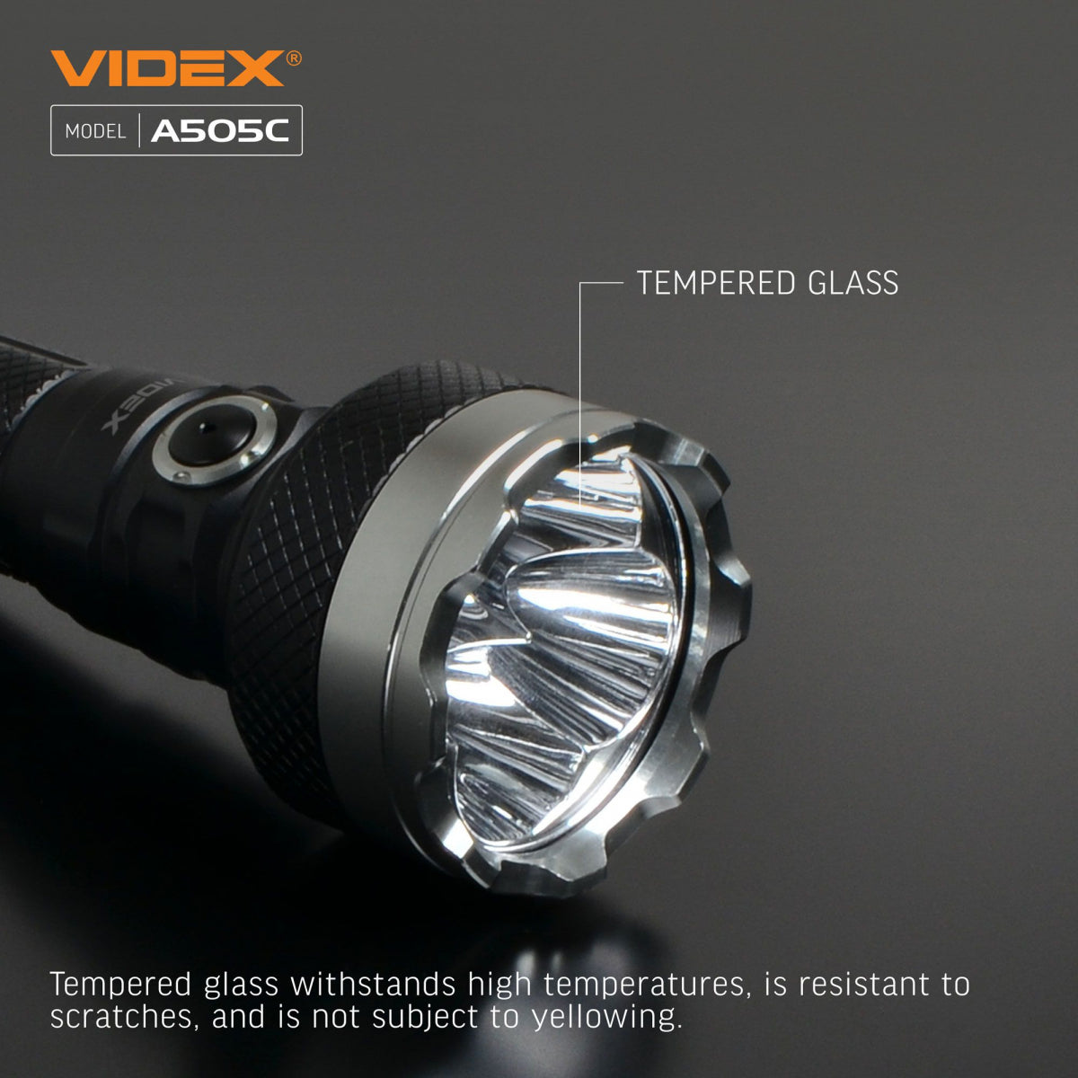 Bärbar LED-ficklampa VIDEX VLF-A505C 5500Lm 5000K