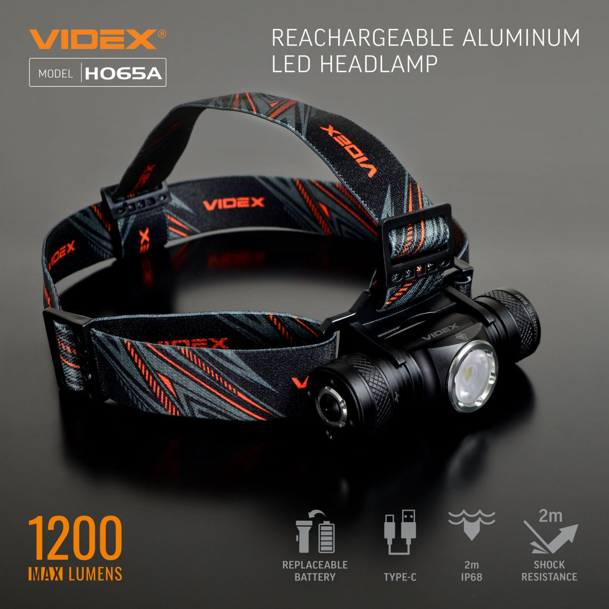 LED Pannlampa VIDEX VLF-H065A 1200Lm 5000K