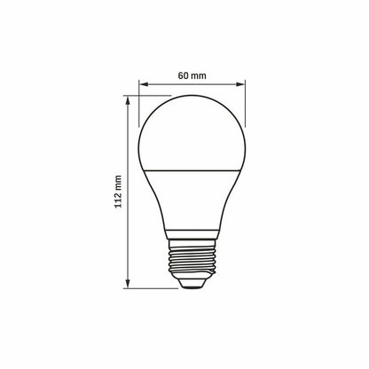 LED-lampa VIDEX-E27-A60-8W-WW