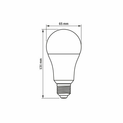 LED-lampa VIDEX-E27-A65-15W-WW