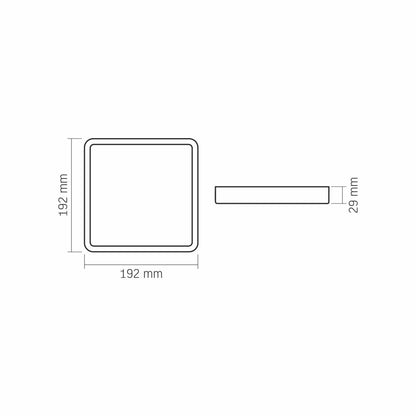 LED-downlight-armatur VIDEX-DOWNLIGHT-LED-DLSS-18W-NW