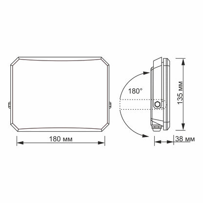 LED strålkastare VIDEX-FLOOD-LED-F3-50W-5K