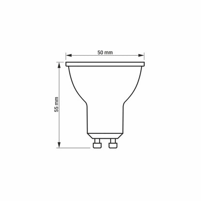 LED-lampa VIDEX-GU10-5W-NW