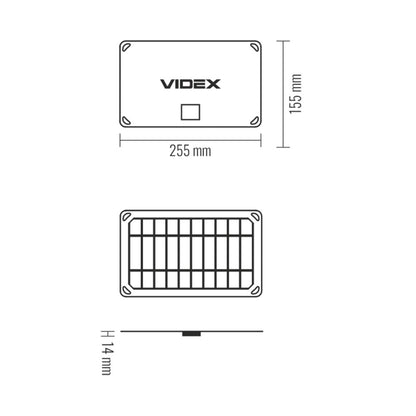 Bärbar solcellsladdare VIDEX VSO-F505U 5W